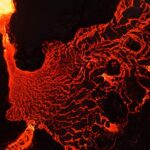 lave volcan magma en fusion