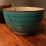 bol kintsugi illustration céramique