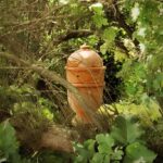 ruche ovoïde céramique nature forêt