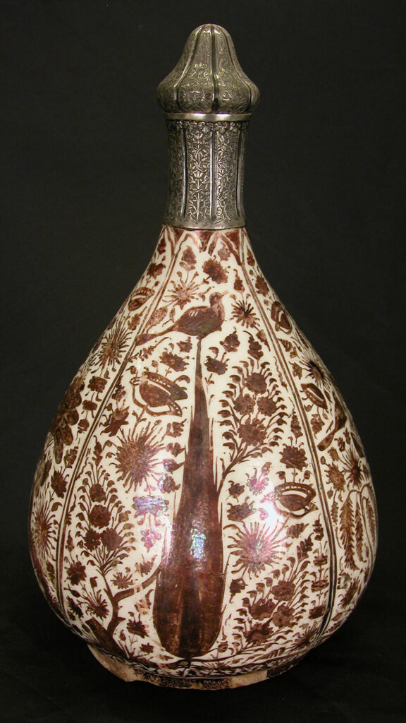 Antique Persian lusterware vase