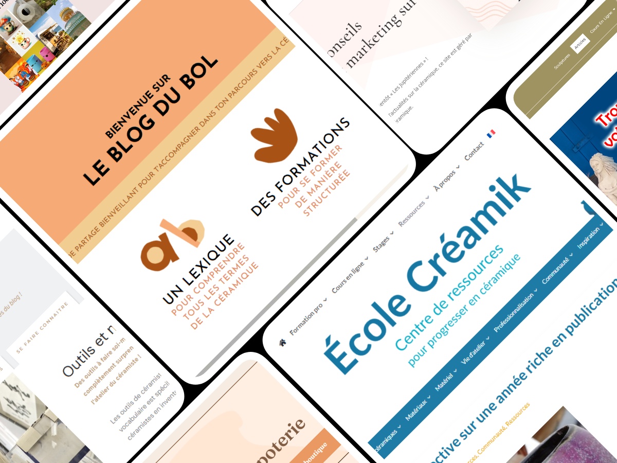 blogs céramique francophones collage