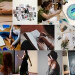 collage exercices atelier thérapie mamans
