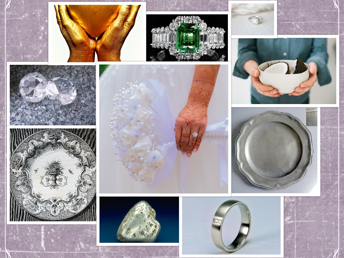 collage noces anniversaires mariage