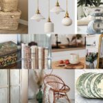 collage objets vintage à chiner