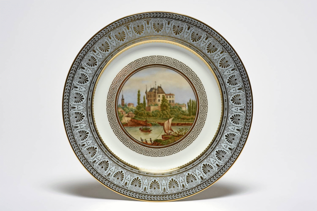 porcelaine sèvre française assiette