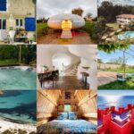 collage air bnb slow life logements de rêve famille