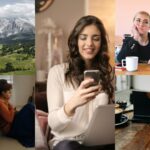 collage digital detox slow life