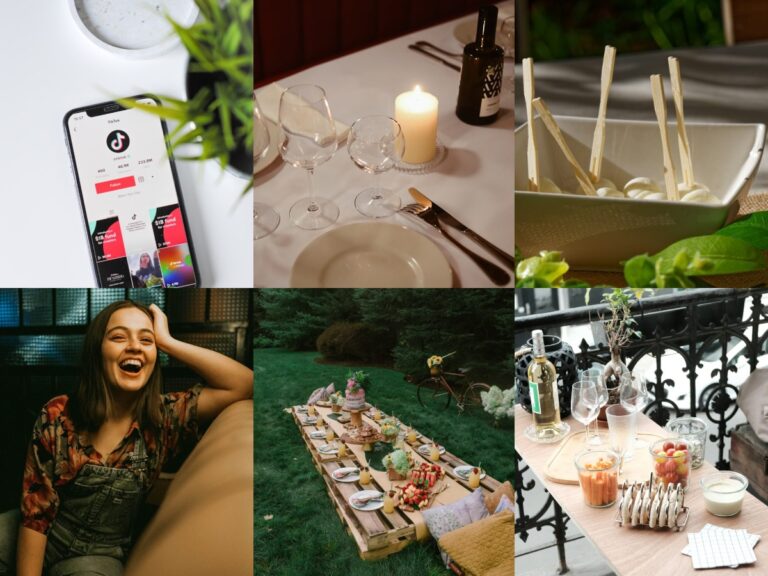 collage hostingcore tendance concept
