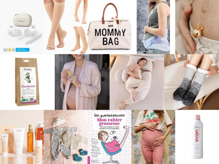 collage kit de survie grossesse femme enceinte