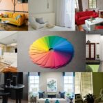 collage psychologie couleurs déco intérieure