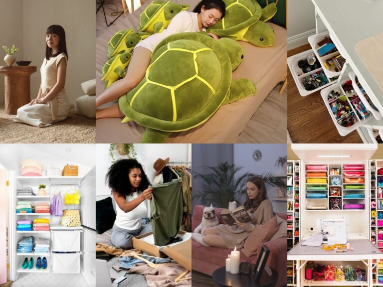 collage slow organising home organising
