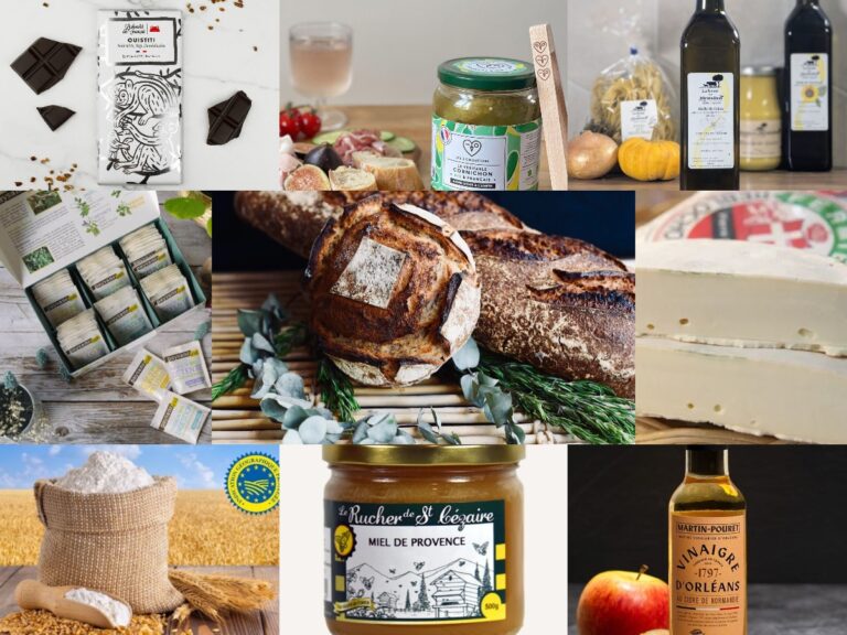 collage Produits Gastronomiques Artisanaux Français terroir