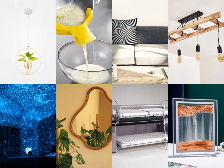collage objets insolites maison cadeaux originaux