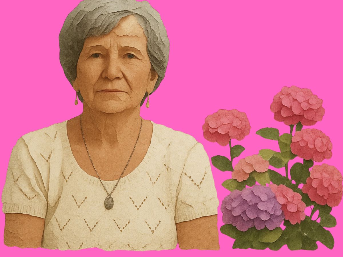 mamie passif-agressif fleurs